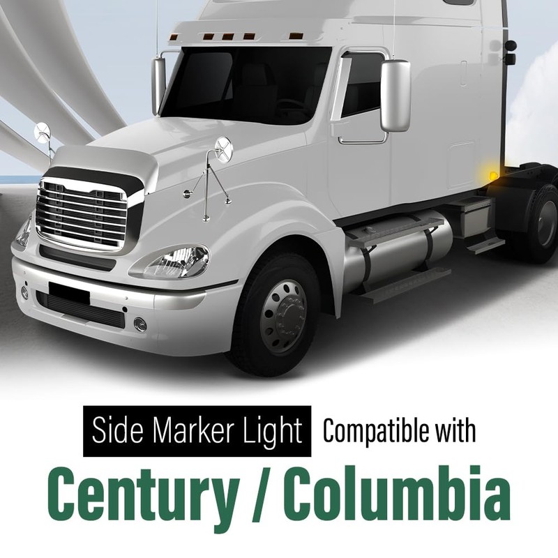 LQI 15 LED Amber Sleeper Cab Side Marker Signal Light