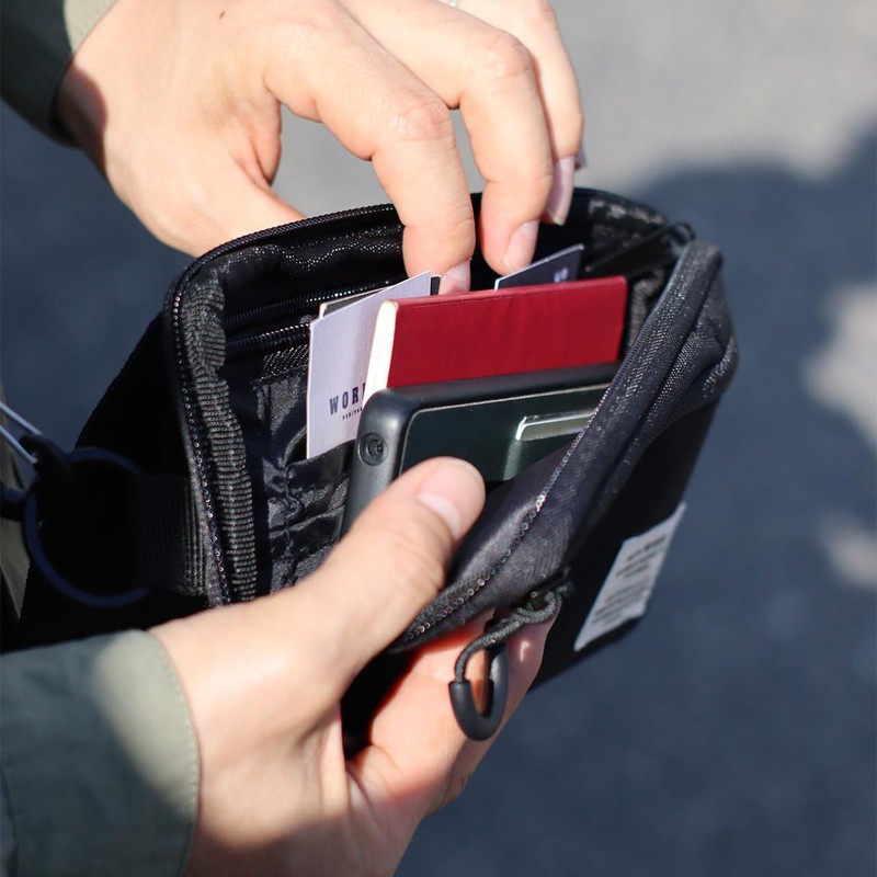 Post General Sling Wallet Pouch, coyote beige