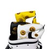 Golf Cover Putter Cover Fits Scotty Cameron Odyssey Pin Cover Magnetic Key Ring Smile (Yellow)