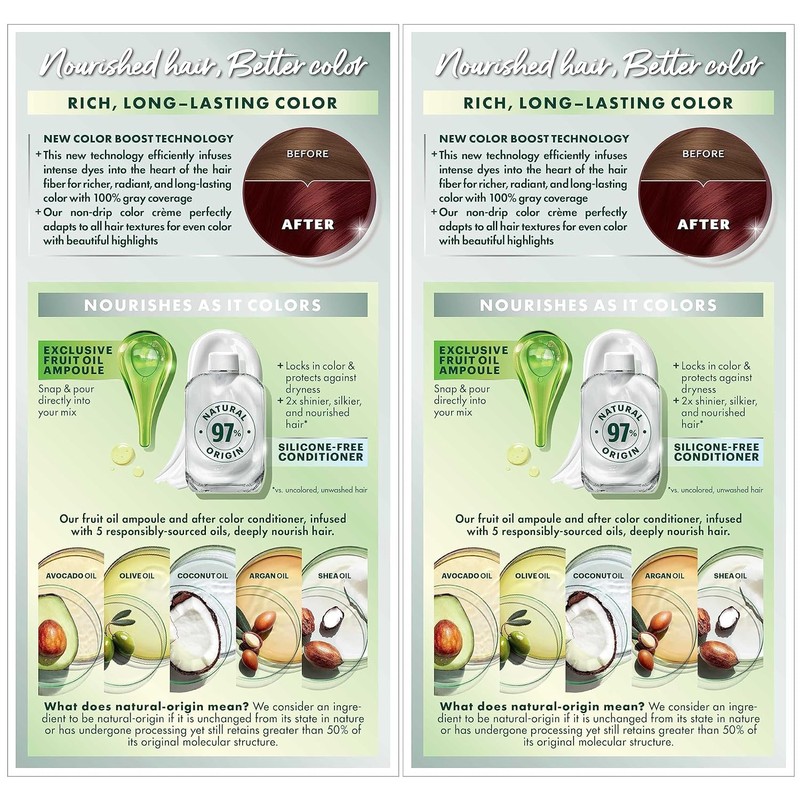 Garnier Hair Color Nutrisse Nourishing Creme, 66 True Red (Pomegranate)