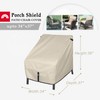 Porch Shield Patio Chair Covers - Waterproof Outdoor Lounge Deep
