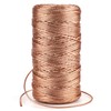 G2PLUS 100M Rosegold Thread String Twine, 1.5mm Polyester String Cord,
