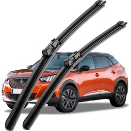 Limpiaparabrisas de repuesto 24"+16" para Peugeot 2008 P24 MK2 2019 2020 2021 2022 2023 2024 2025 2026, Juego de 2 escobillas delanteras todo clima