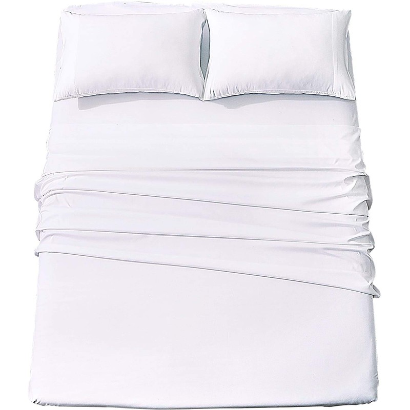 Ausa Flat Sheet Soft & Durable Polycotton-50% cotton & 50%
