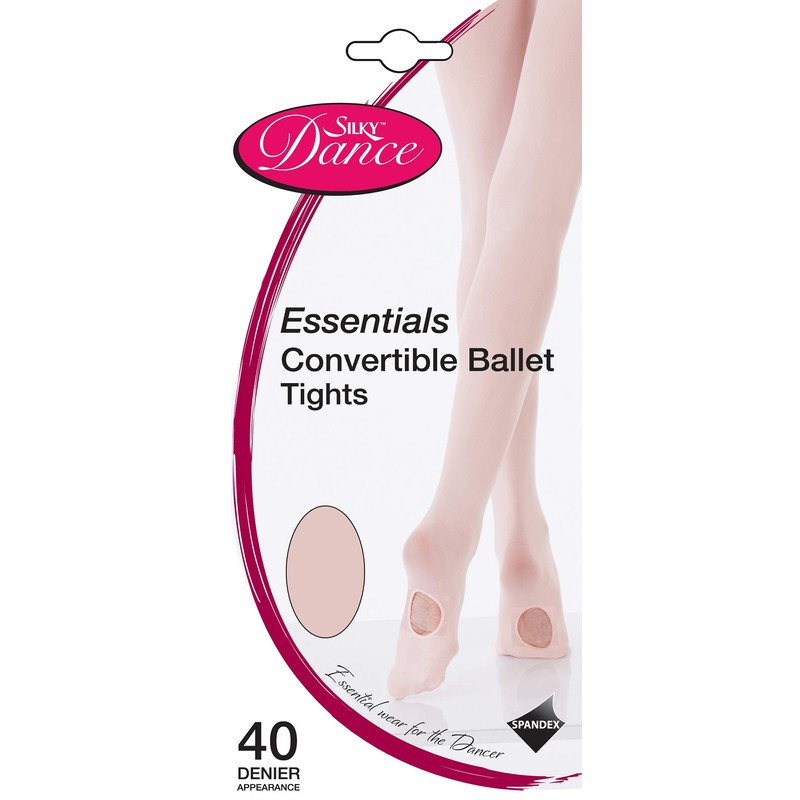 Silky Childrens Girls Dance Essential Convertible Tights (1 Pair) (11-13