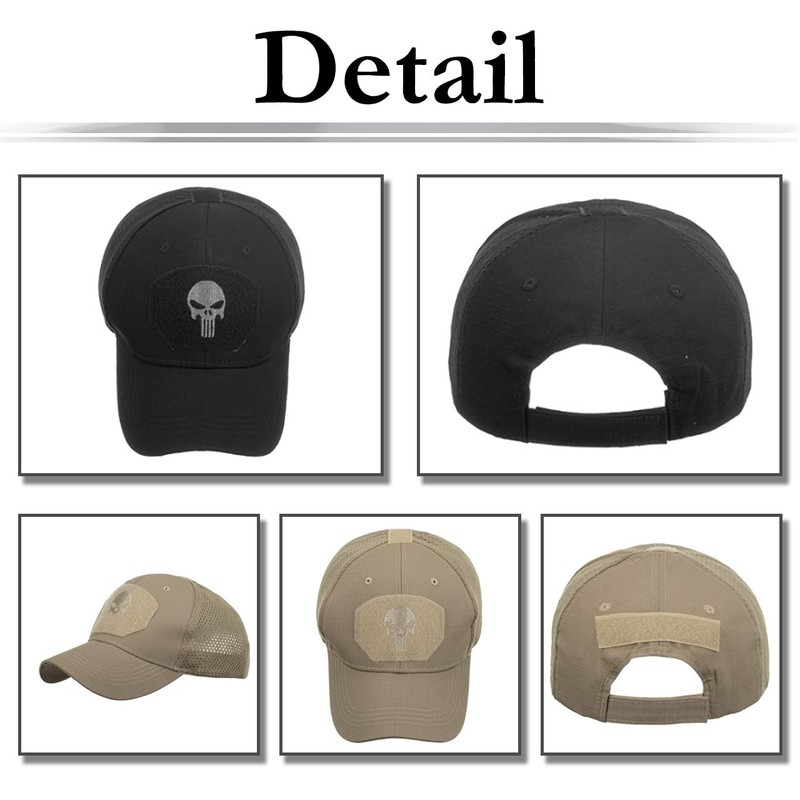 White Fang CA682 Mesh Cap, Skull, Skull, Hat, Running, Outdoors,