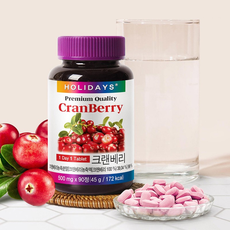 Holidays 2 bottles of Holidays Cranberry Tablets (90 tablets) (6