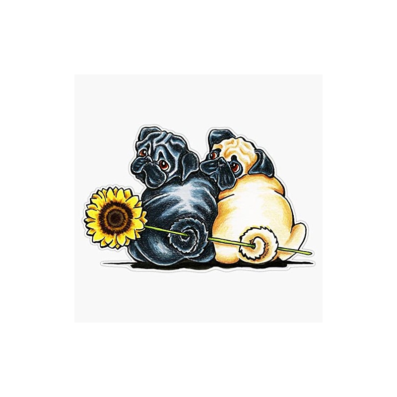 Magnet Sunny Pugs Magnet Bumper Sticker Car Magnet Flexible Reuseable