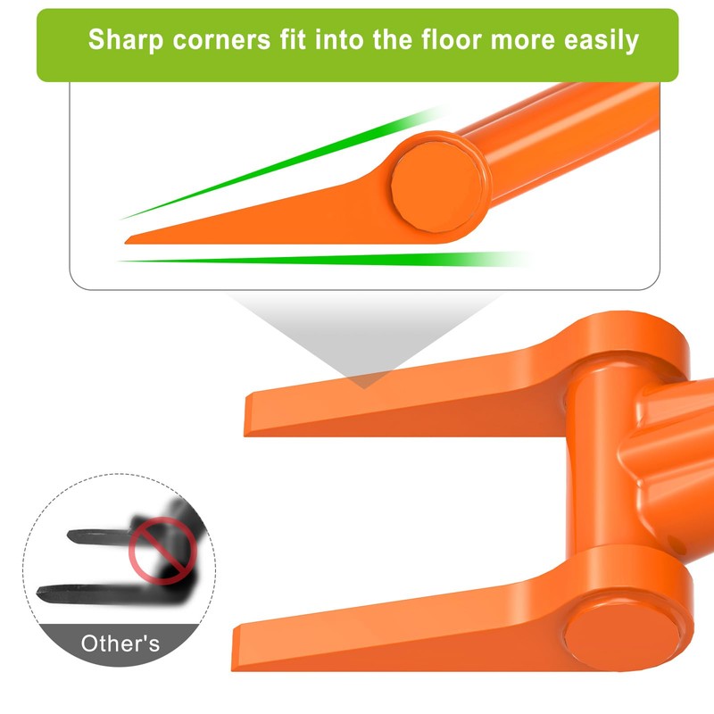 Insaga Demolition Tools - 2mm Steel Straight Handle Wrecking Bar