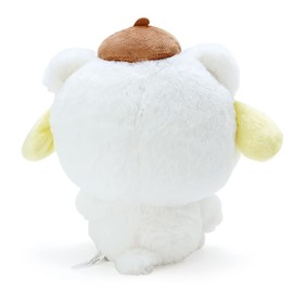 Sanrio 539155 Pompompurin Plush Toy, Fluffy Snow Design
