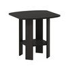 Furinno Simple Design End Table, Side Table, Black Espresso