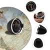 Black Adjustable Ball Night Vision Compass Boat Compass Dash Mount,