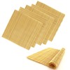 (Professional Set: 6 Natural 11.8" Mats) - BambooMN 6x Natural