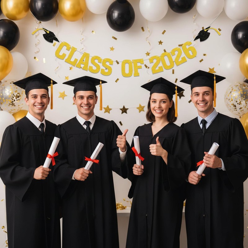Class of 2026 Banner - 2026 Graduation Decorations, 2026 Senior