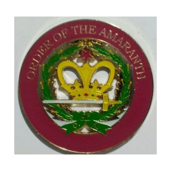 Order of The Amaranth Cut-Out Car Emblem