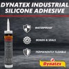 Dynatex 143384 Industrial Grade Silicone Sealant, Aluminum, Marine Caulk, 300ml