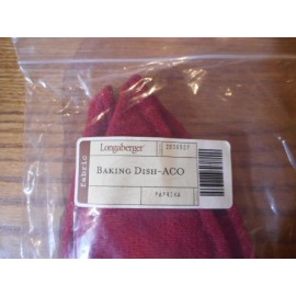 Longaberger Baking Dish ACO Liner Paprika #2806527