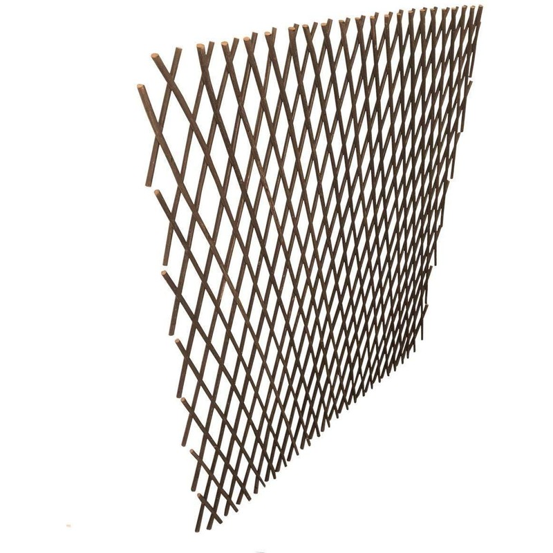 GLANT Lattice Fence Willow Expandable Plant Climbing Lattices Trellis Fence,Open