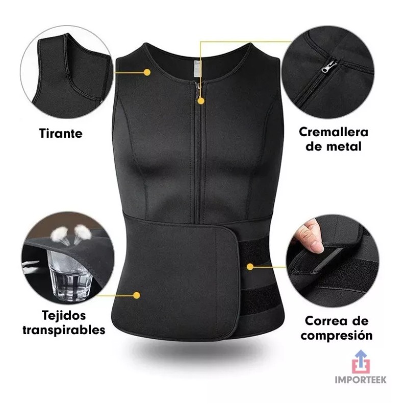 Importeek Faja Chaleco Soporte Corrector Postura Espalda Ajustable