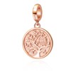 PAIYUAN Rose Gold Zodiac Sign Charms 925 Sterling Silver Constellation