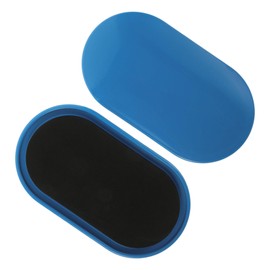 Kisangel 2pcs Core Exercise Sliders Fitness Discs for Muscle Training and Coordination for Aerobic Workouts and Rapid Fitness Routines Blue Color