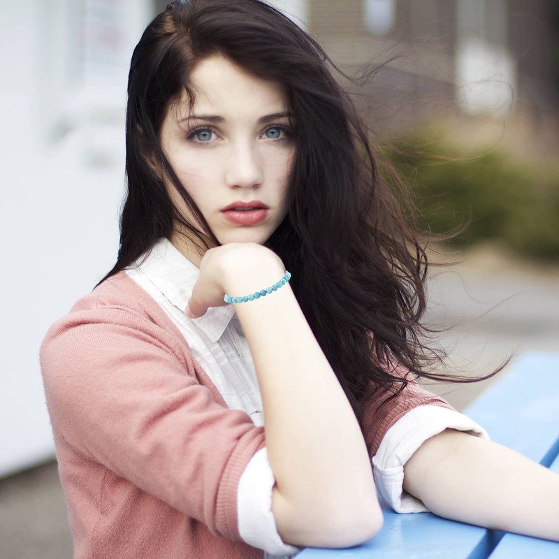 Aquamarine Bracelet for Women Aquamarine Crystals Bracelets Healing Crystal Quartz