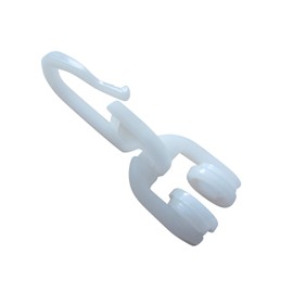 rewagi - Curtain Hooks, Curtain Accessories - T - Rolls with Fltenlaying Hooks - 25 Pieces (Pack of 100)