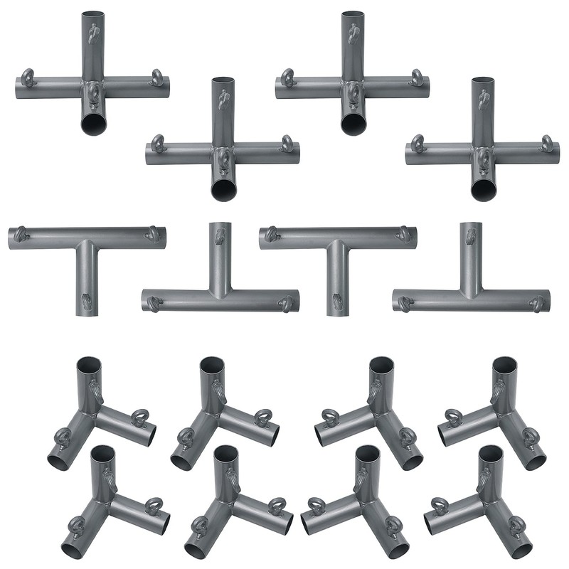 Aoneky 1" Baseball Batting Cage Frame Corner Kit- Fits 3/4"