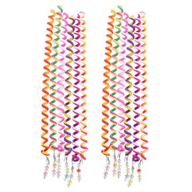 FRCOLOR 12 Piezas De Círculos De Trenzado Para Niños Para Niñas Pinzas Para El Cabello Con Estilo Accesorio Para El Cabello En Espiral Elástico Extensiones De Trenzas Para El Cabello