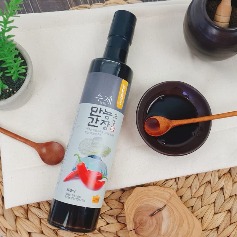 Korean Traditional Handmade All Purpose Soy Sauce 300ml/10oz Origin Korea