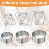 11 PCS Dumpling Maker Set,3 Sizes Dumpling Press & Dough