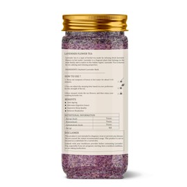 Tea Better Lavender Flower Tea 40g- 40 cups | Stress Relief | Soothing Tea for Relaxation | Sourced From ORGANIC FARMS OF KASHMIR | Sun Dried Flowers | Flavored Syrups, Cocktail