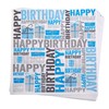 Neviti Happy Birthday Napkin, 23cm