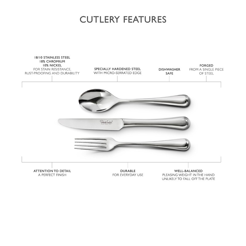 Robert Welch Radford Bright Cutlery 3 Piece Serving Set. Made