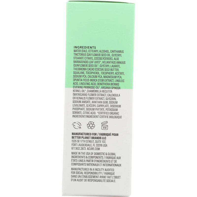 Acure Ultra Hydrating Electrolyte Facial Moisturizer 1.7 fl oz New