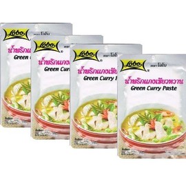 Lobo Green Curry Paste 1.76 Oz (Pack of 4)