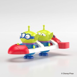 Aoshima Bunka Kyozai Rakupla Tokotoko No.DP-05 Toy Story Alien Rocket Color Coded Plastic Model