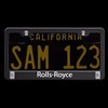 Laser Engraved License Plate Frame Made of Industrial Grade Powder