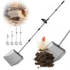 Ergonomic Chicken Coop Poop Scooper-Chicken Poop Scooper with 38" to