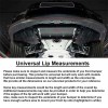 Dreamizer For VW Volkswagen Passat Sedan Gloss Black Front Bumper