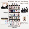 Pinzoveco Baseball Card Display Shelf Wall Mount 5 Tier