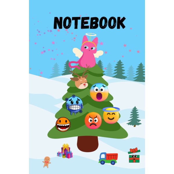 Notebook: Emoji Christmas Notebook
