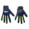 BYTE SKIN HOCKEY GLOVES NAVY LIME (LARGE)