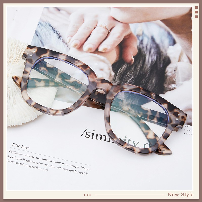 Madison Avenue Blue Light Blocking Glasses Oversized Fashion Blue Light