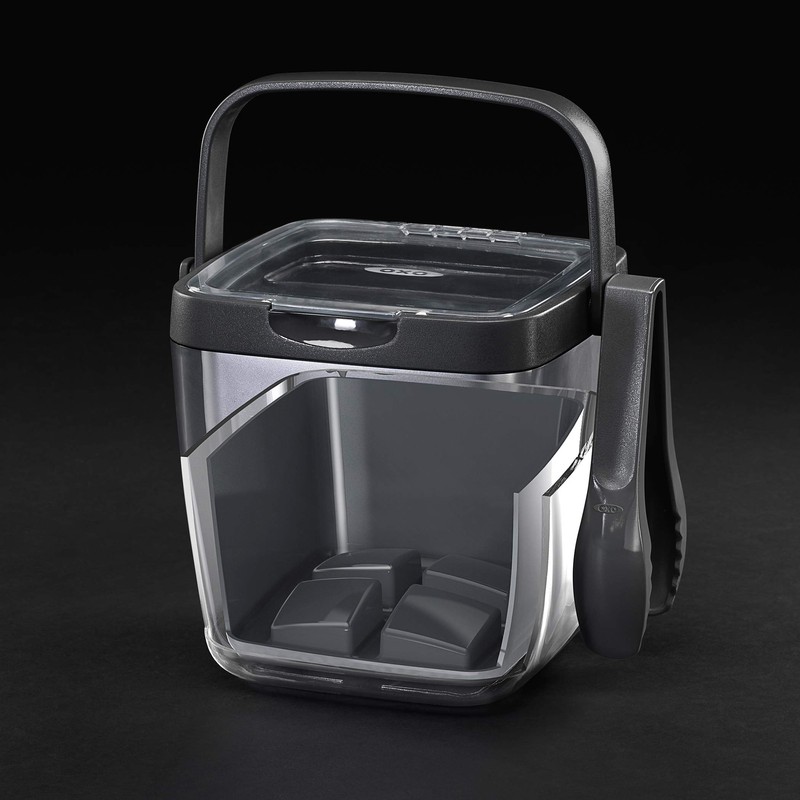 OXO Good Grips Double Wall Ice Bucket with Tongs and