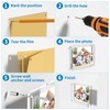 AITEE Large Acrylic Floating Picture Frame 18×24，Clear Photo Frame Wall