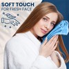 Towelogy® Luxury Egyptian Cotton Face Cloth Flannel Fingertip Towels Set