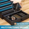 RGB LED Lighting Perfume & Cologne Organizer for Men with