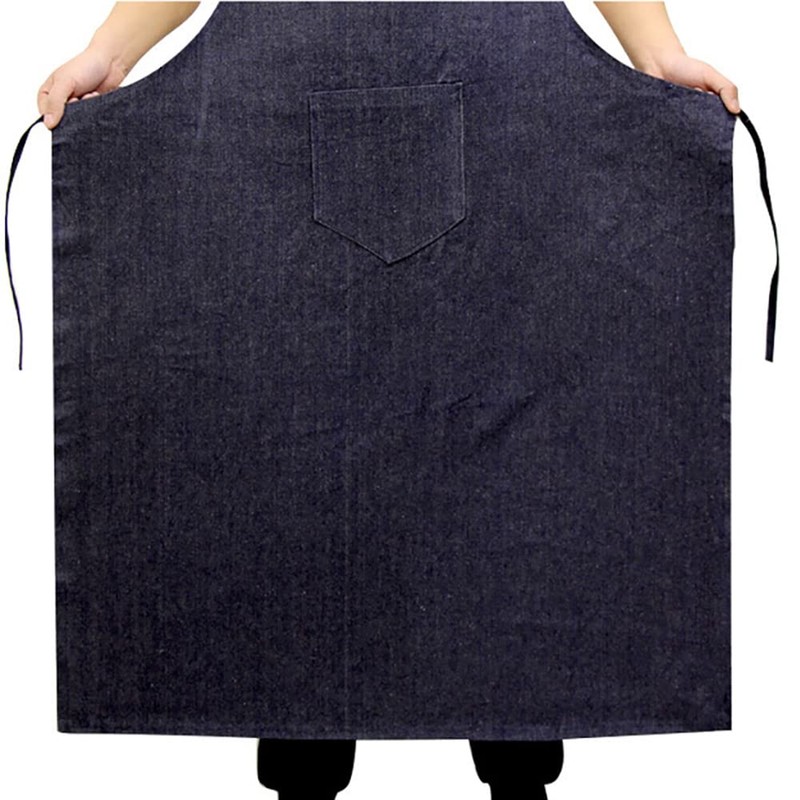SEIWEI Denim Work Apron, Unisex Denim Apron Workwear, Multifunctional Kitchen