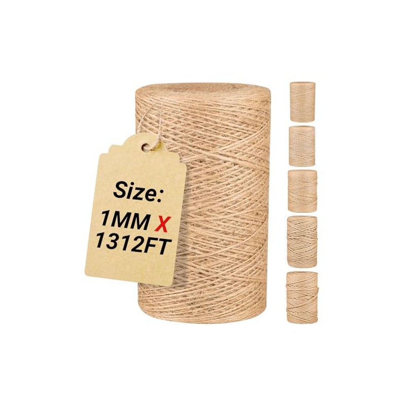 Natural Jute Twine String - Eco-Friendly Crafting & Gardening Rope